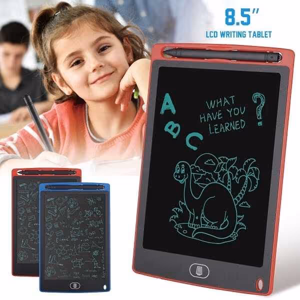 8.5&rdquo; LCD Drawing Board-Children can use for Draw, math, write, game etc. with this tablet
